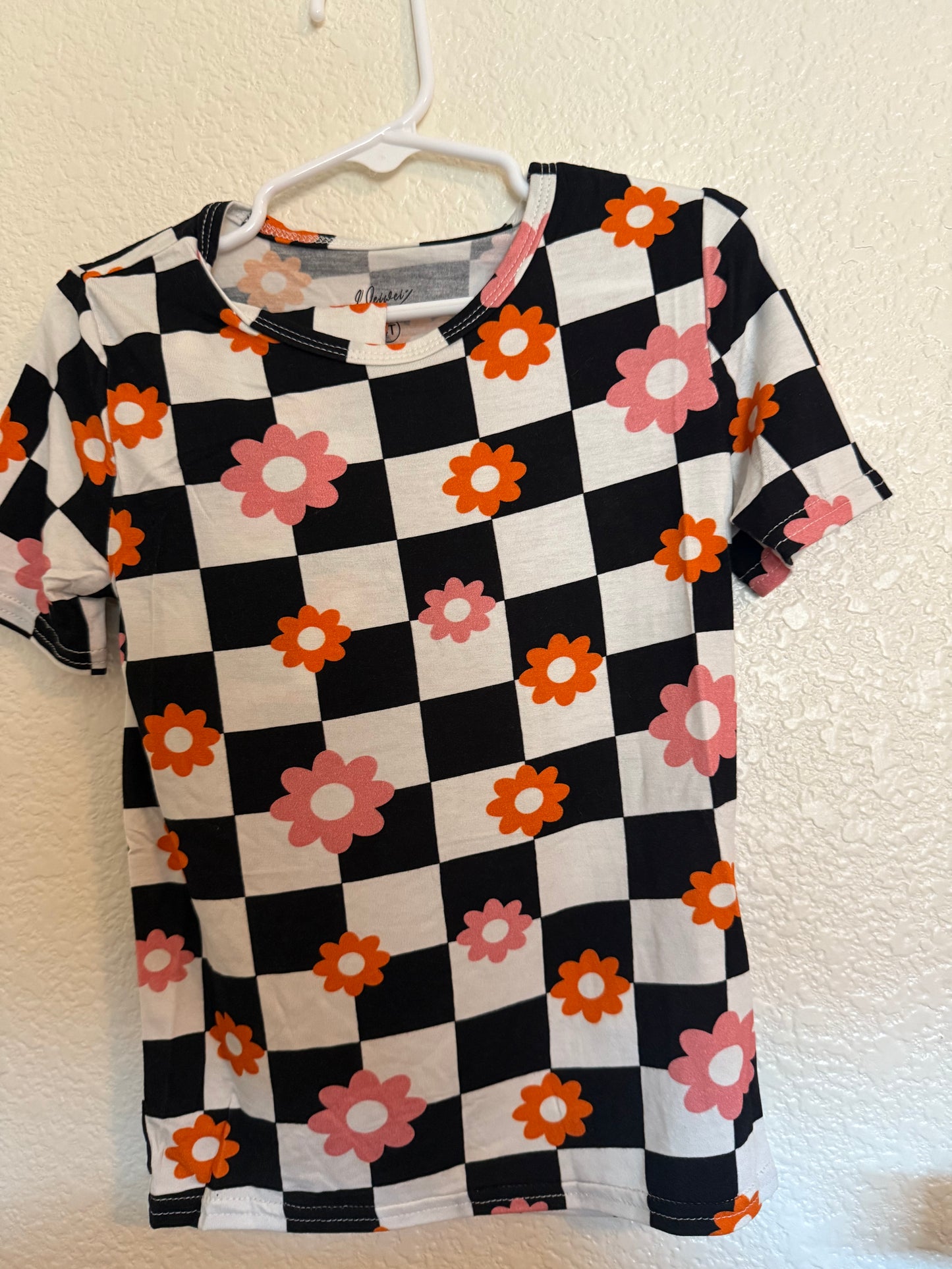 4T Floral Bamboo Shorts Set