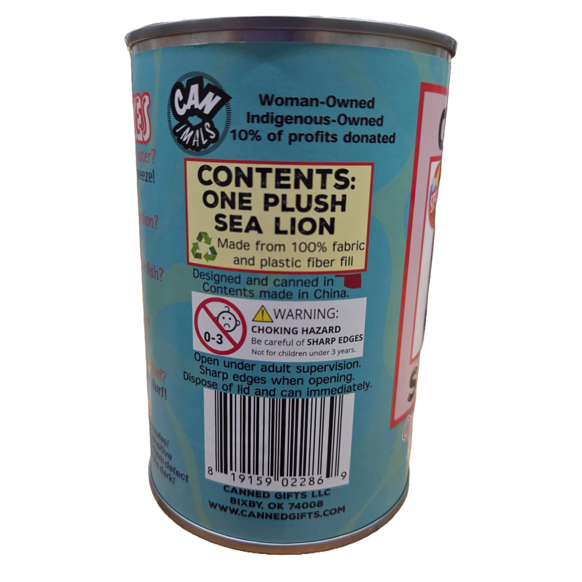 Splash the Canned Sea Lion