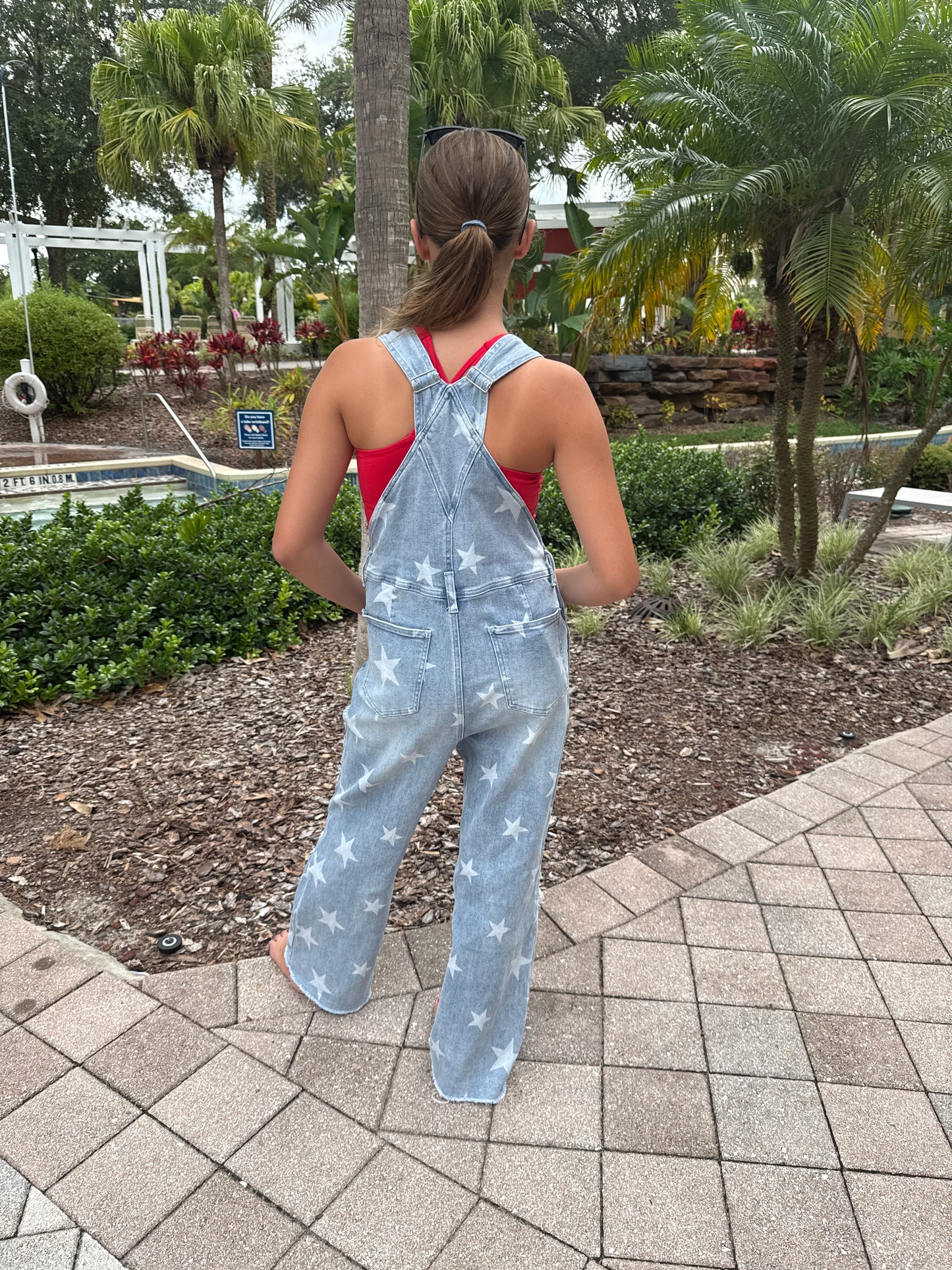 Star Spangled Denim Overalls