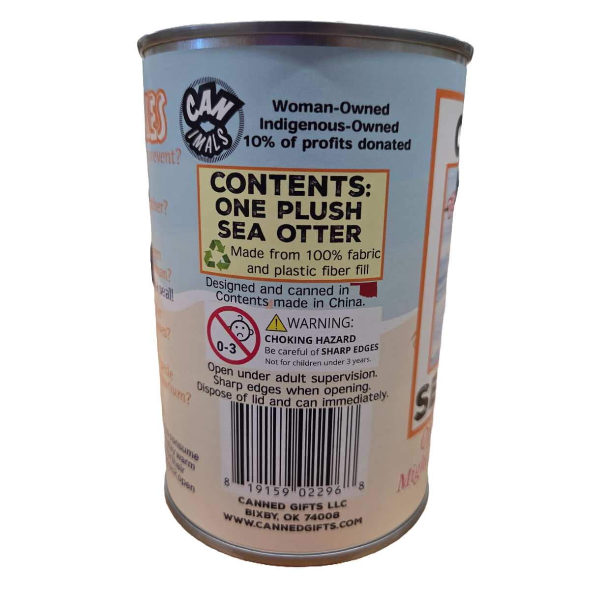 Dave the Canned Sea Otter