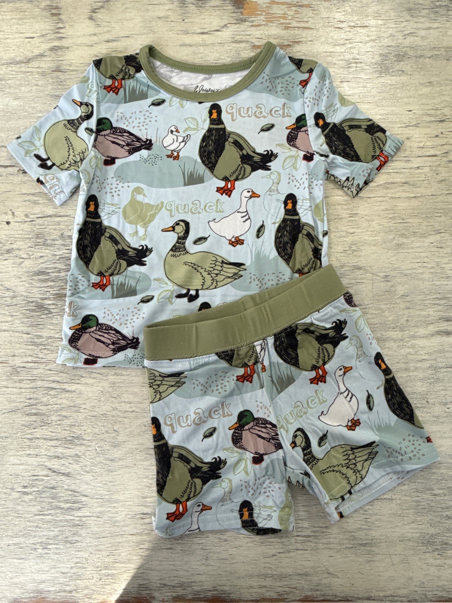 Duck 2 piece bamboo set