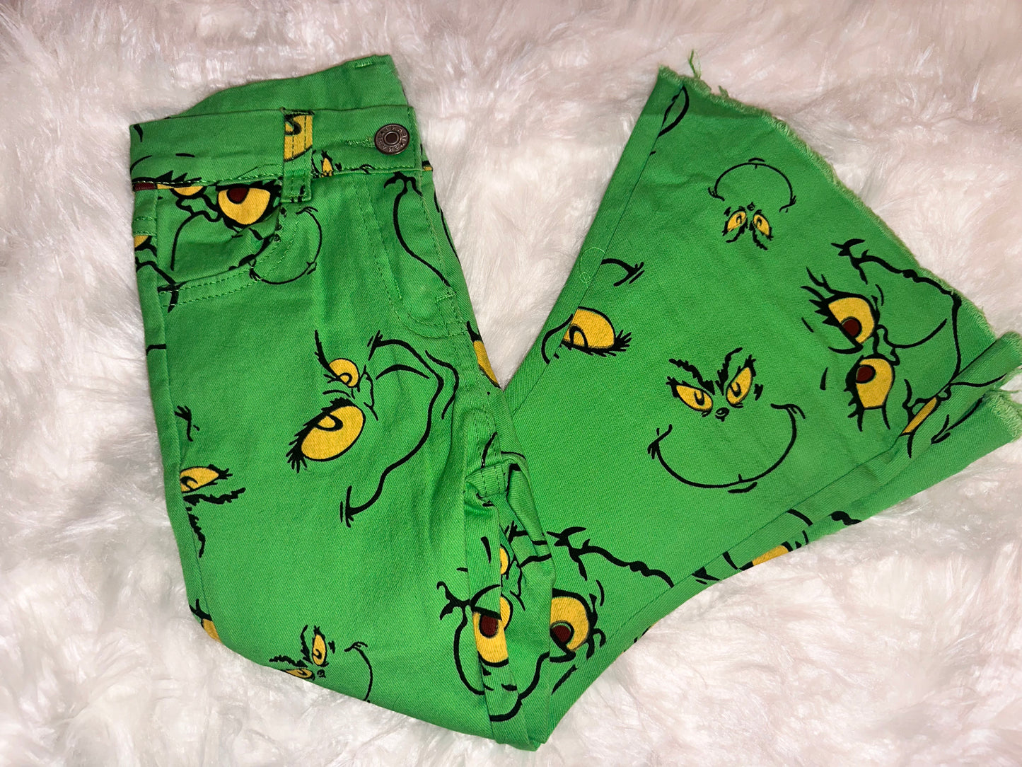 Green Guy Bell Bottom Jeans
