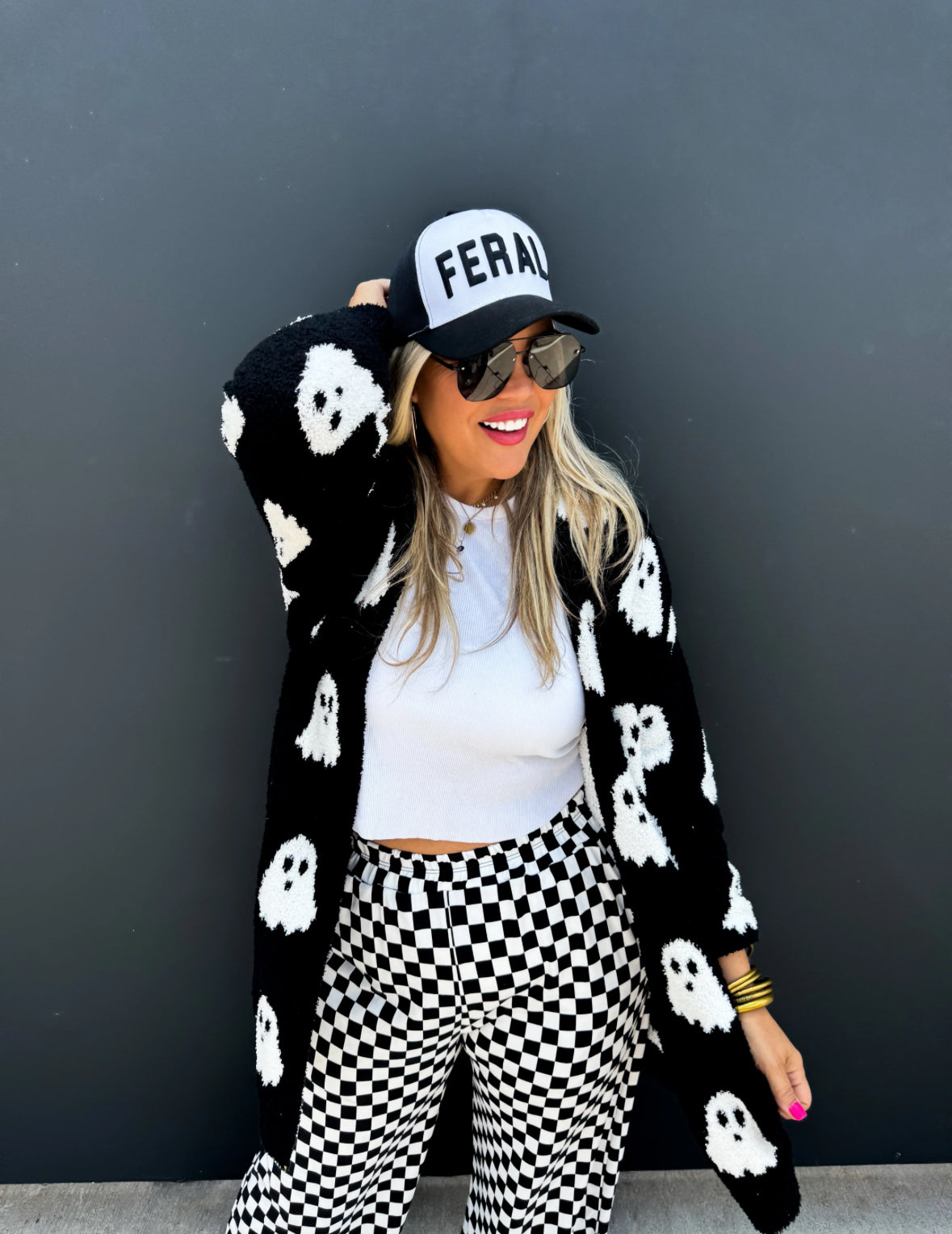 Ghost Reversible Cloud Cardigan Sweater