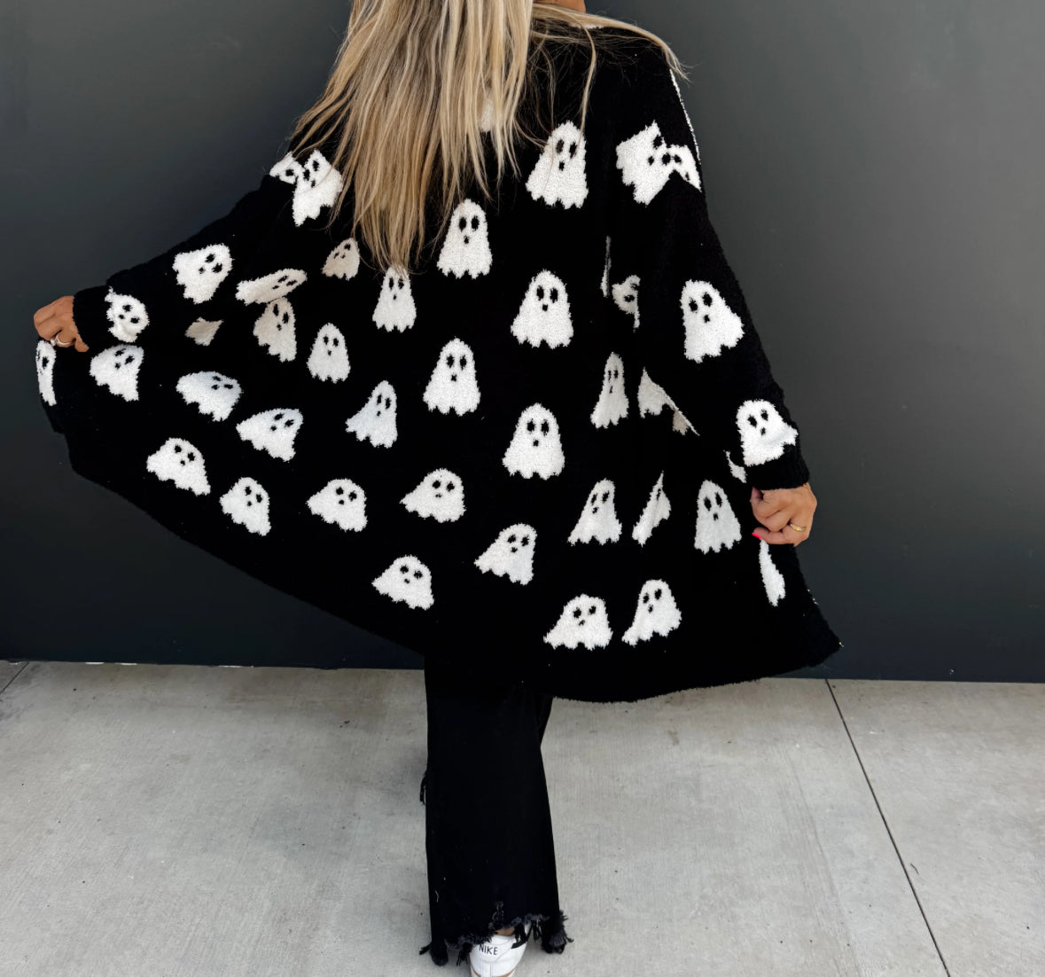 Ghost Reversible Cloud Cardigan Sweater