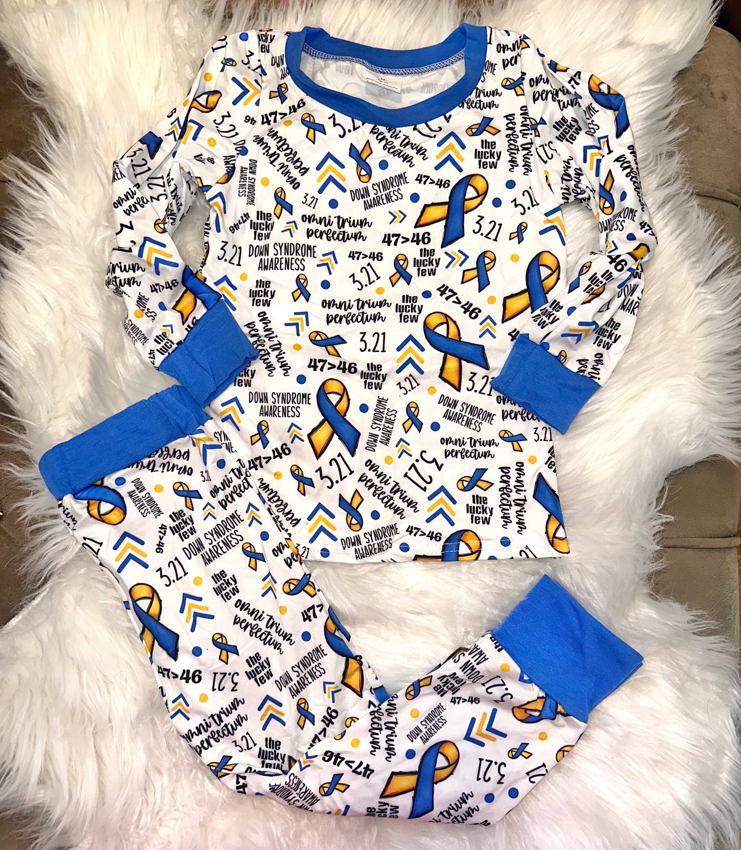 Adult Down Syndrome Montage PJs