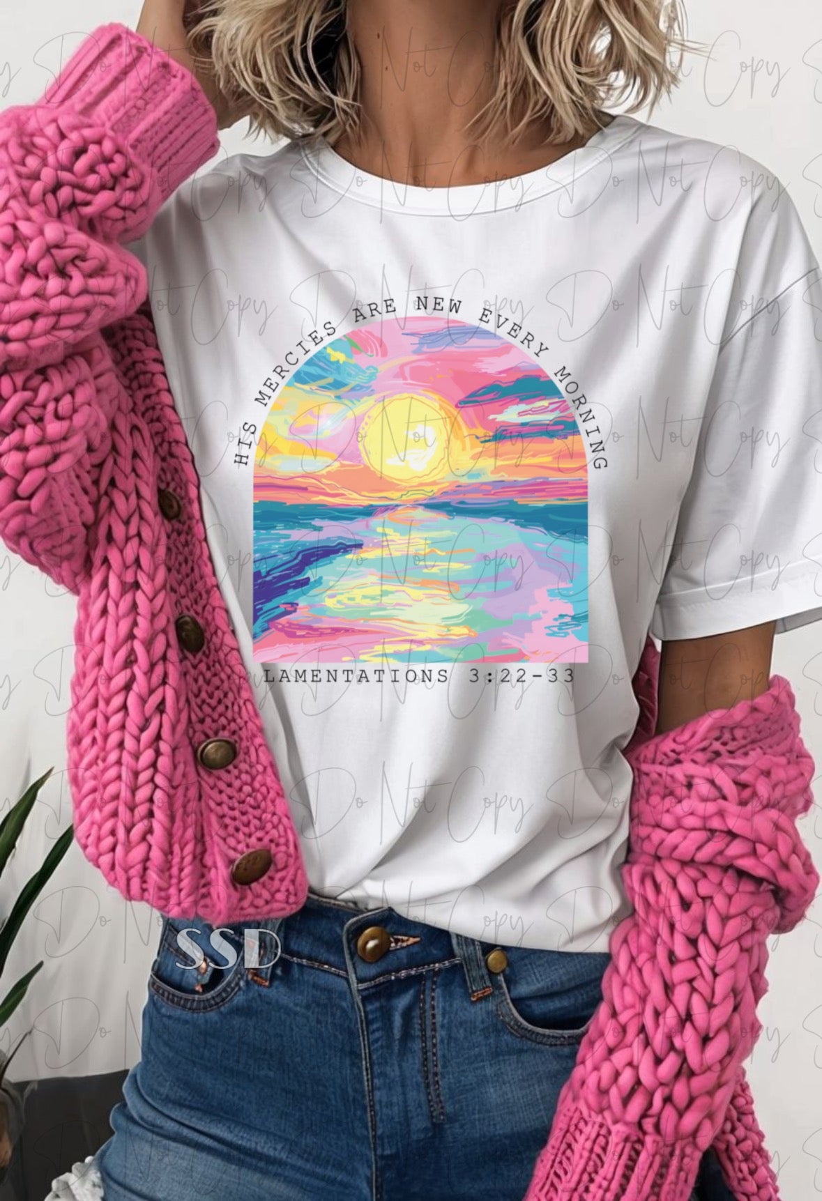 His Mercies Graphic Tee Sweatshirt Malibu/Palisades Fundraiser