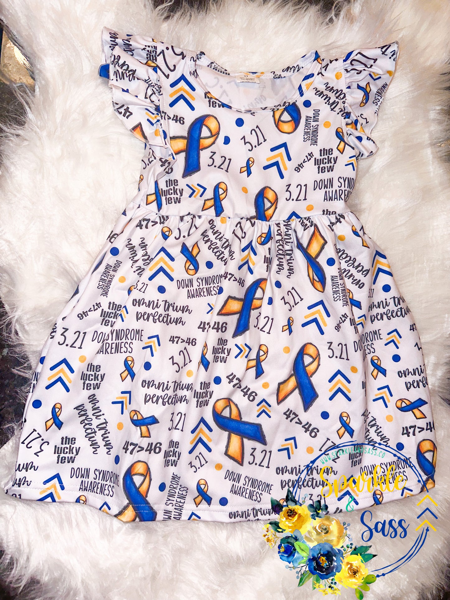 Down Syndrome Montage Dress