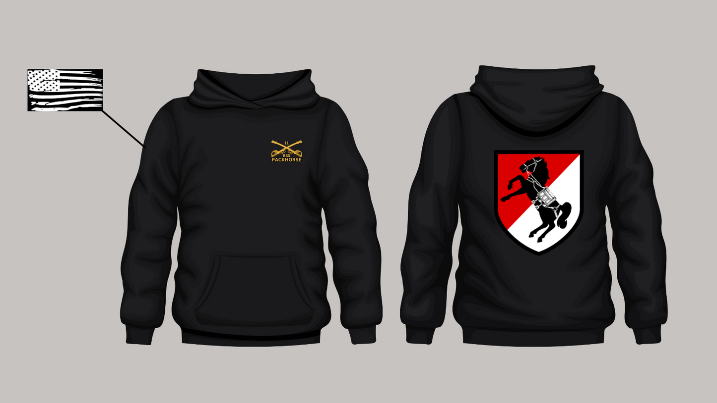 Packhorse PT Black Hoodie