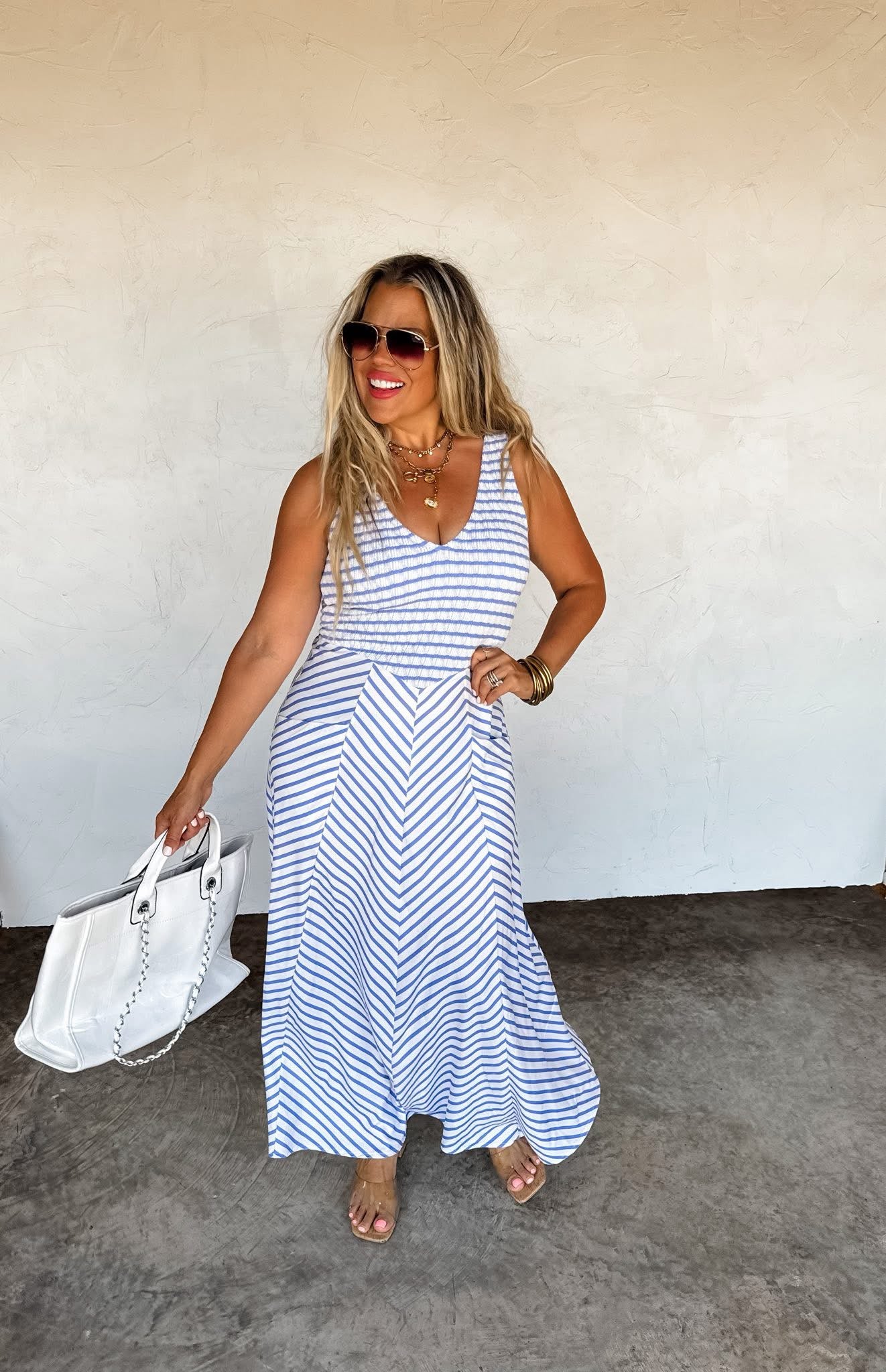 Lucy Striped Dress