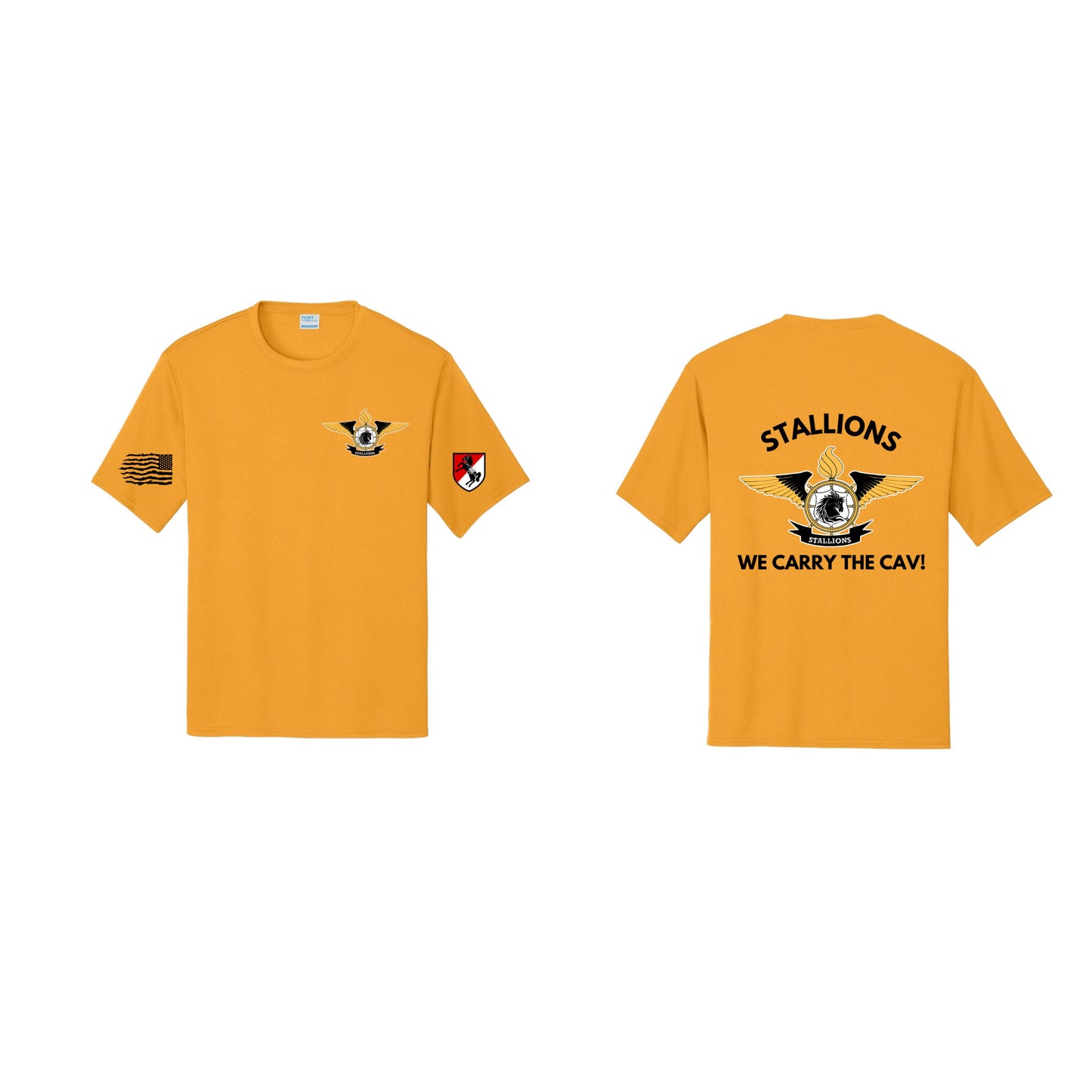 S&T Stallions Performance T-Shirts