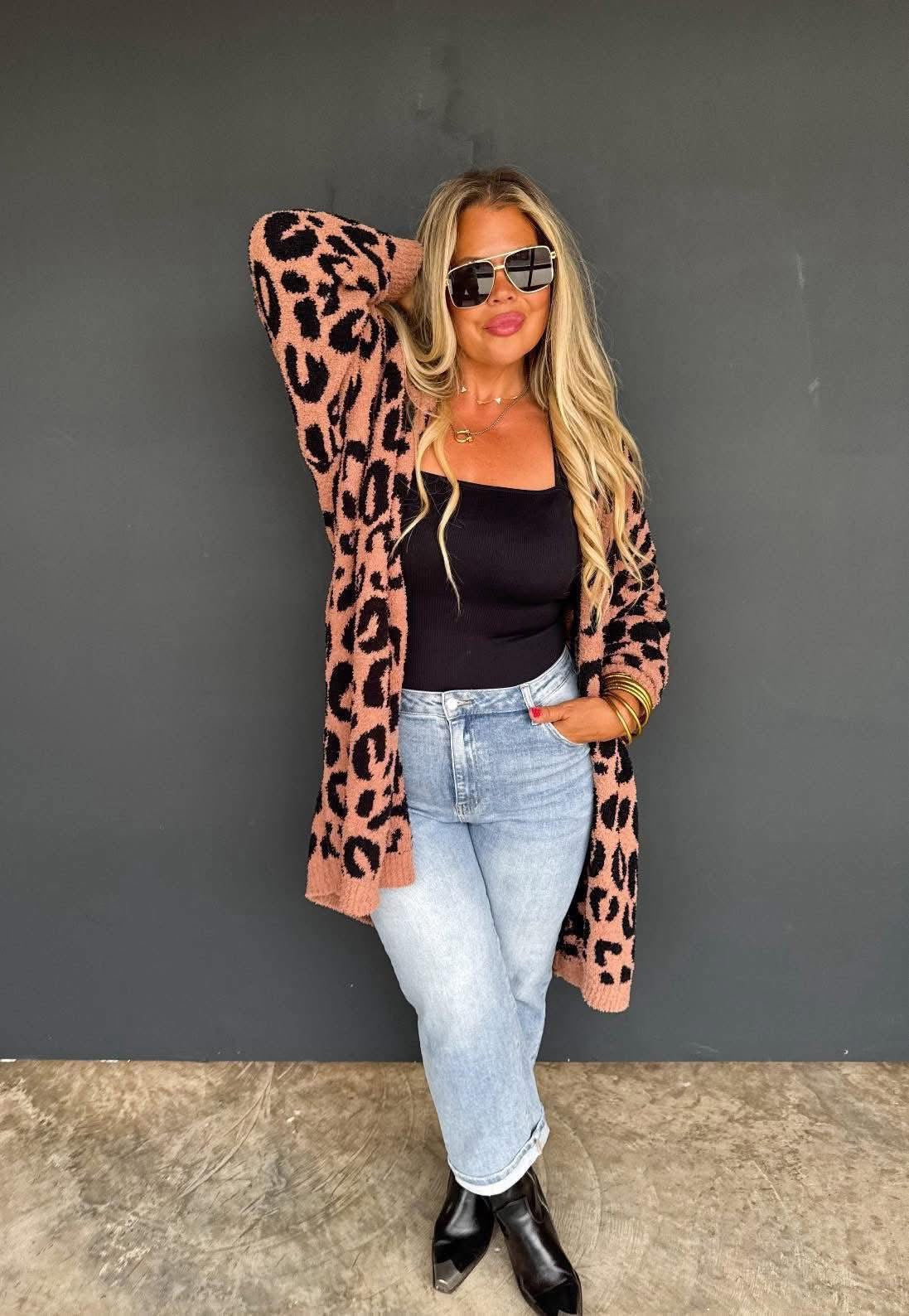 Cheetah Cloud Cardigan