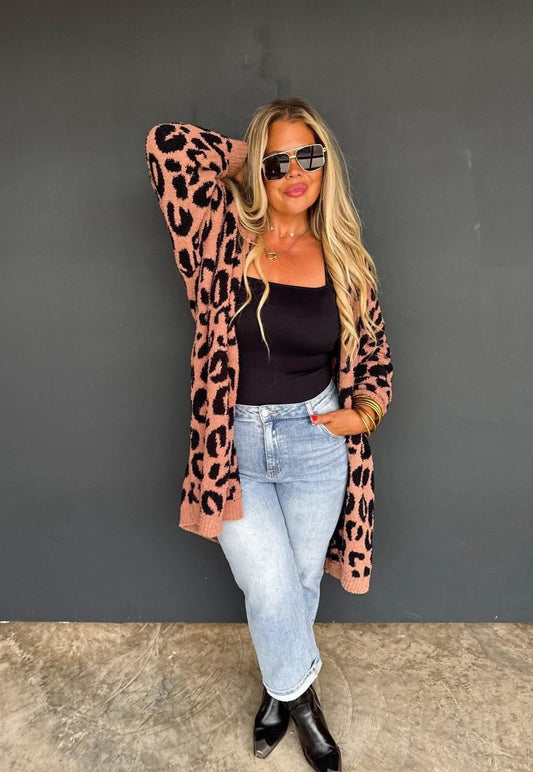 Cheetah Cloud Cardigan
