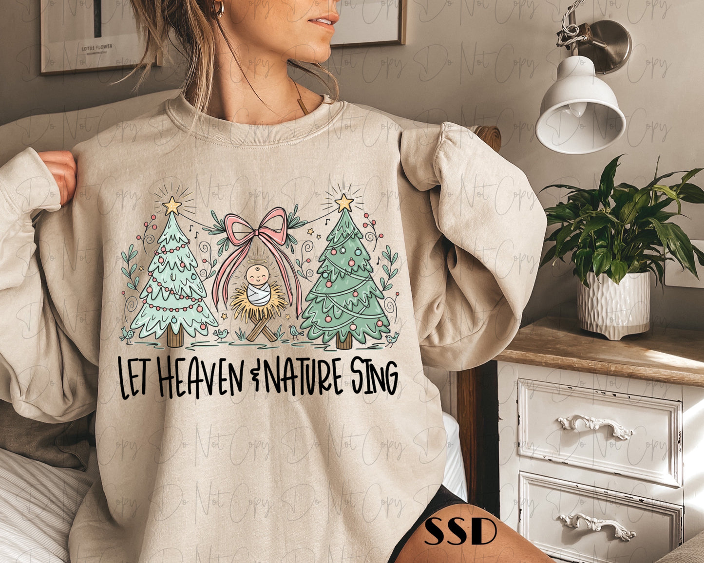 Let Heaven & Nature Sing Graphic Tee Sweatshirt