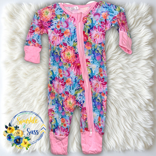 Southern Summer Floral One Piece Bamboo Sleeper