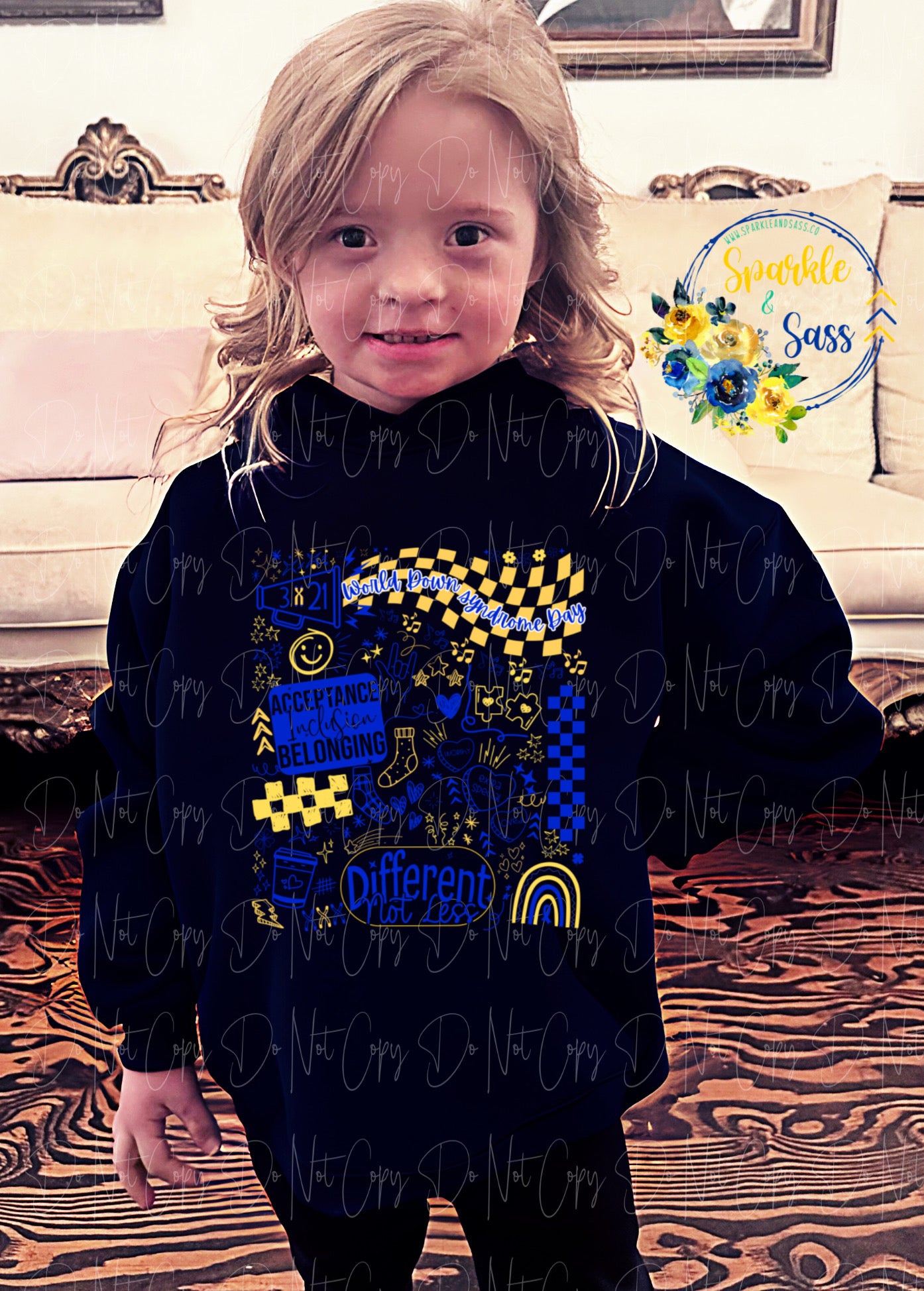 World Down Syndrome Day Collage Graphic Tee Sweatshirt