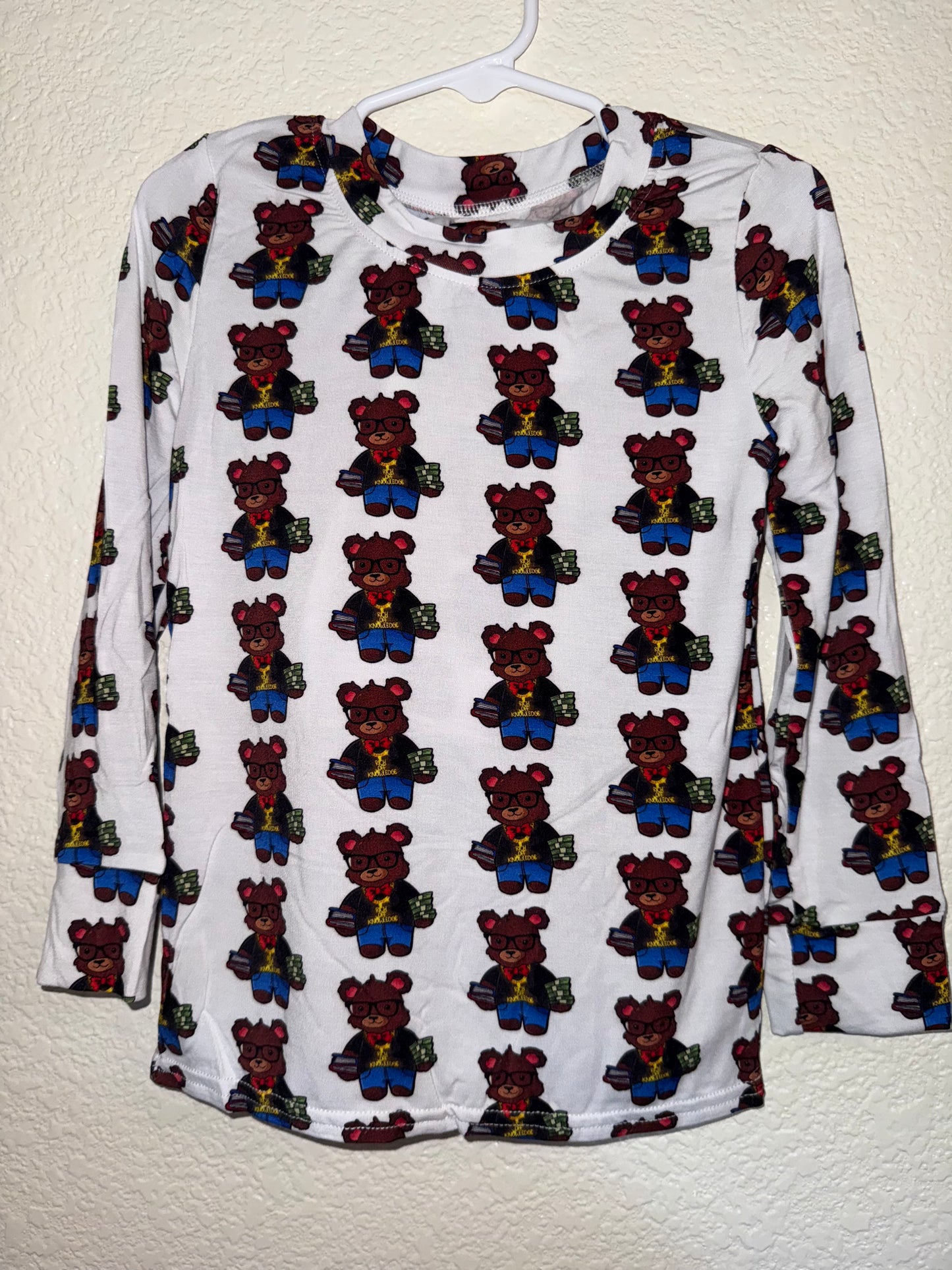4T Bear Bamboo Pants Set