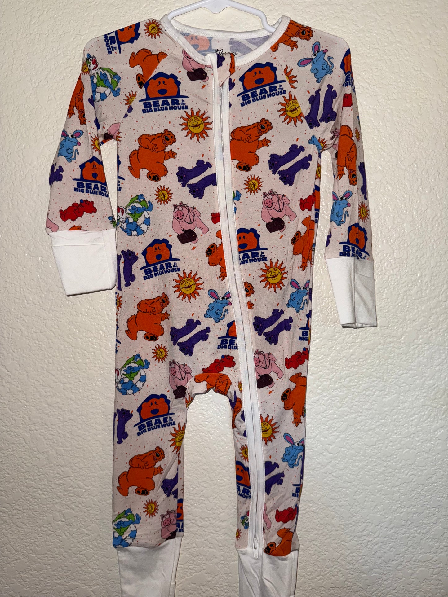 12-18mo Bear Blue House Bamboo Sleeper