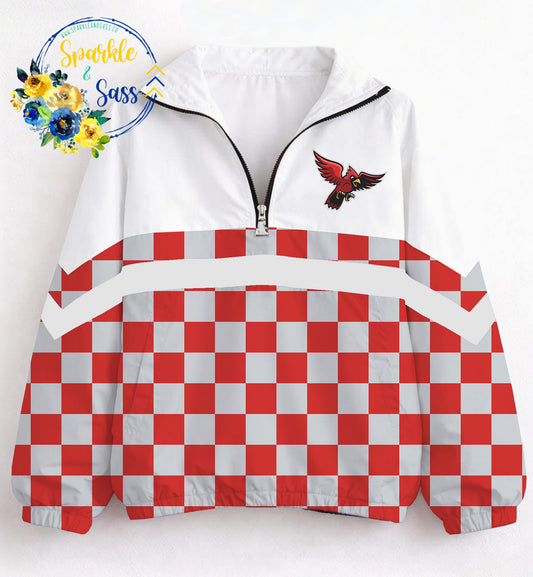 Sandy Valley Cardinals Checked Jacket-Ships Nov 5