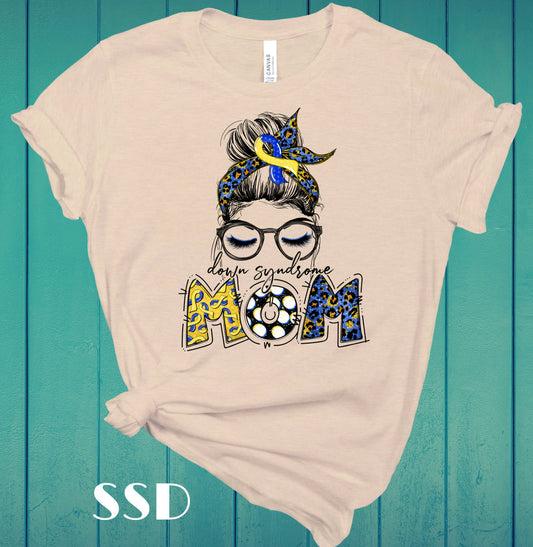 Down Syndrome Mom Graphic Tee Sweatshirt