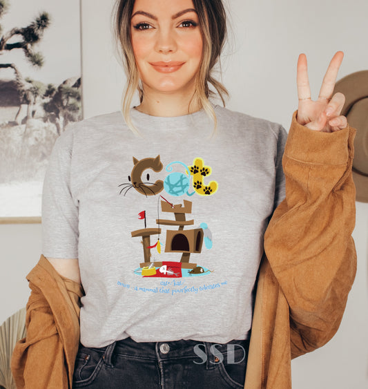 Cat Noun Fundraiser Tee