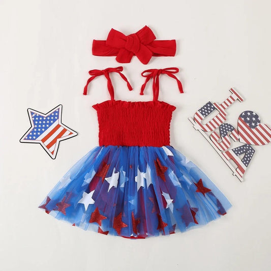 Stars 4th of July Romper