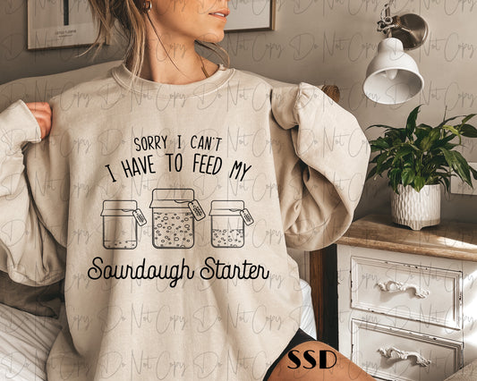 Sourdough Starter Graphic Tee Sweatshirt